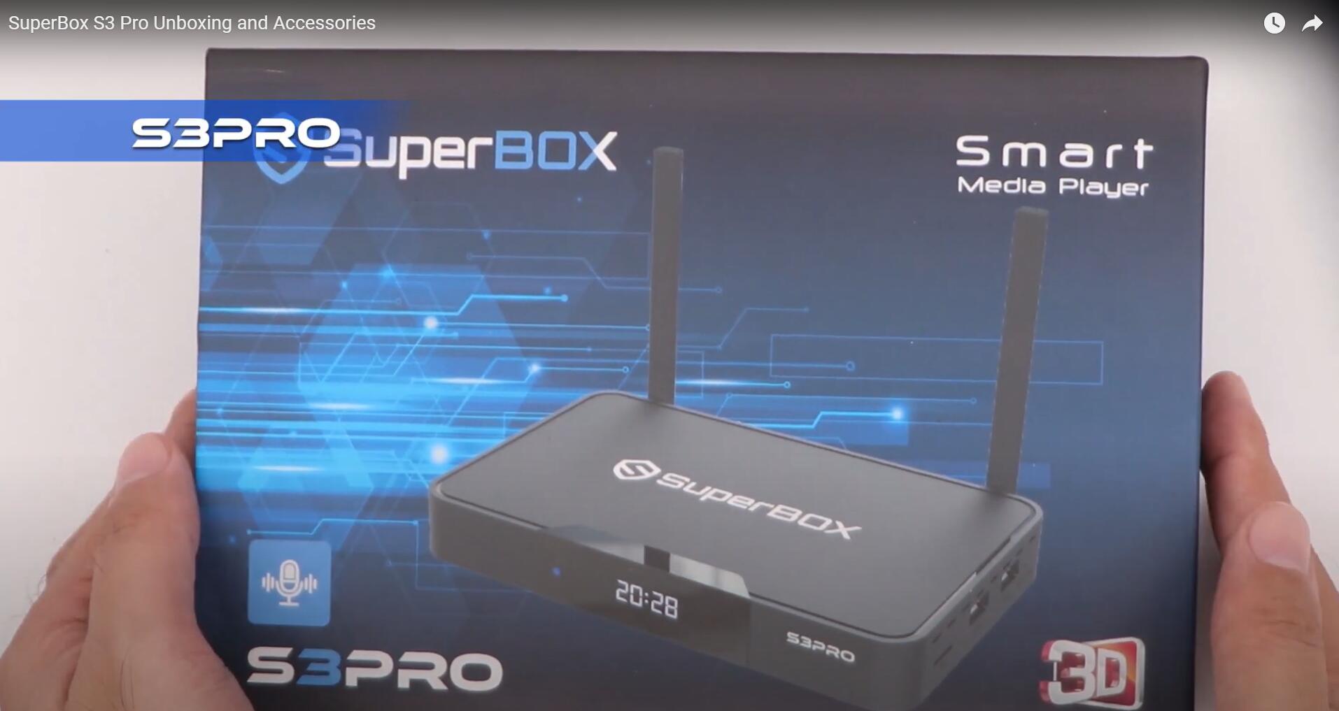 SuperBox S3 Pro Unboxing and Accessories