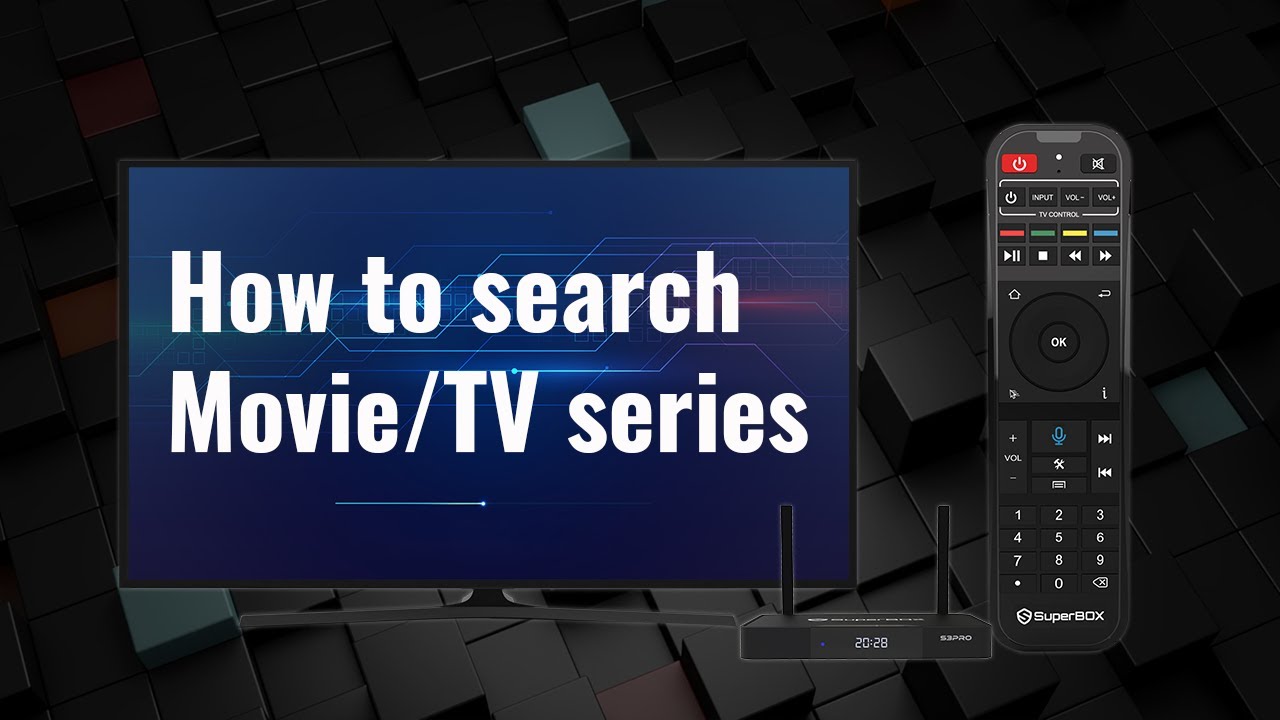 How to Search Movie and TV series in Blue VOD with your SuperBox S3 Pro?