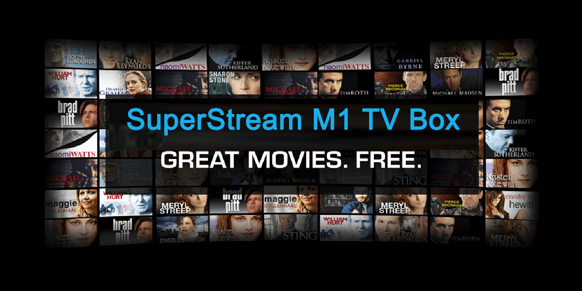 SuperStream M1 Android TV Box - 20000+ Movie Resource