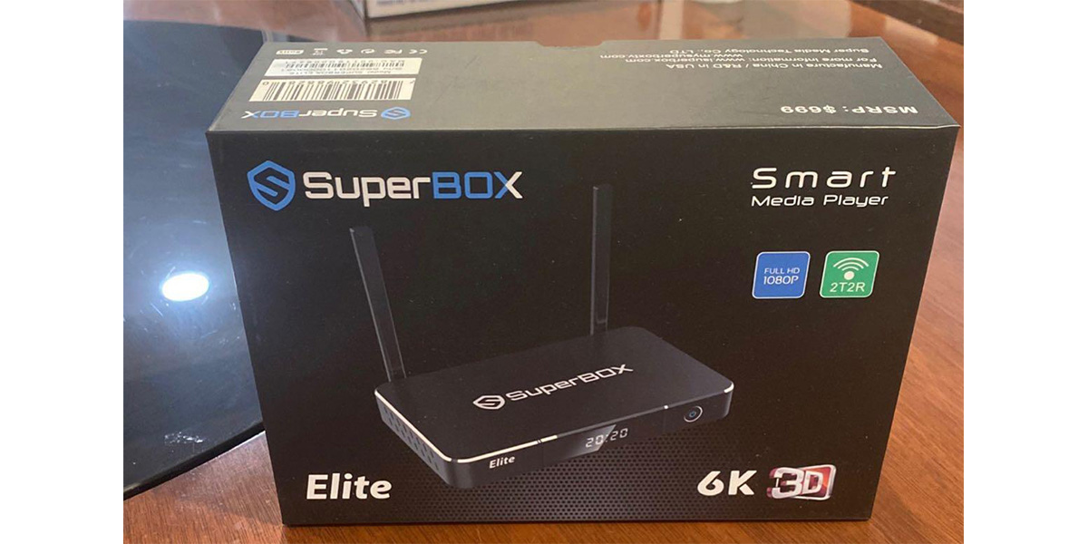 What's included in the Superbox Elite Streaming TV Box