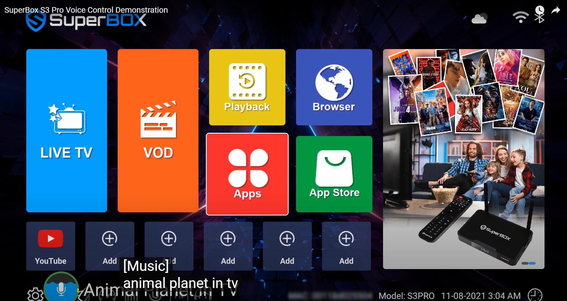 How to use Smart Remote Voice Controller for SuperBox S3 Pro?