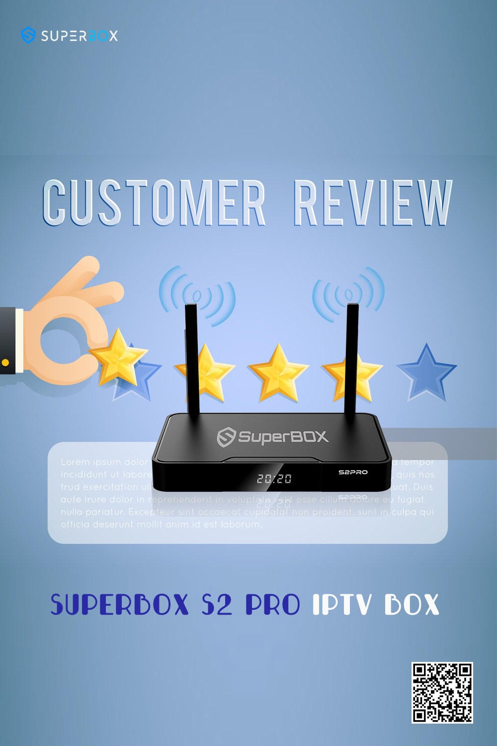 Revisión de la caja de IPTV SuperBox S2 Pro
