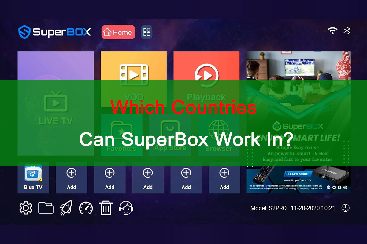 ¿En qué país puede funcionar SuperBox?