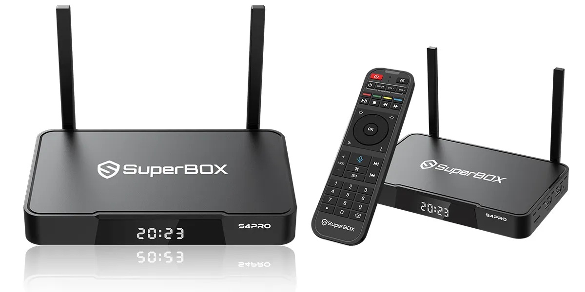 Details van SuperBox S4 Pro Android TV Streaming Box