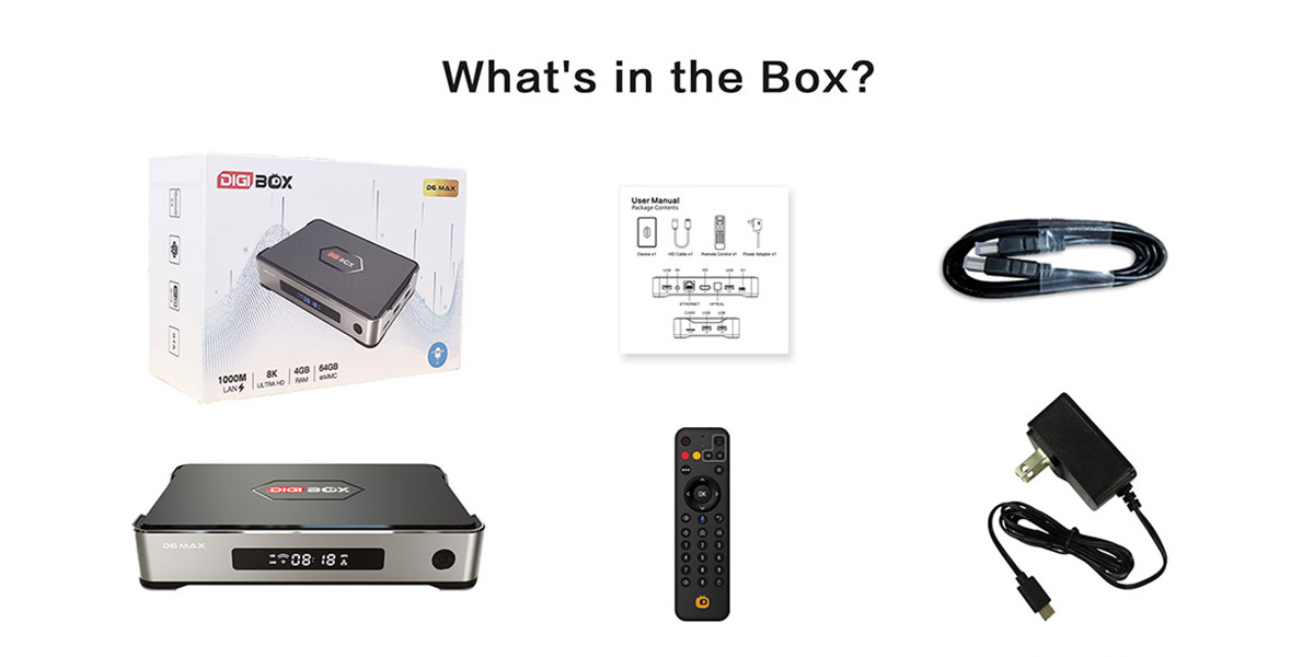 DIGIBOX D6 Max 안드로이드 TV 박스