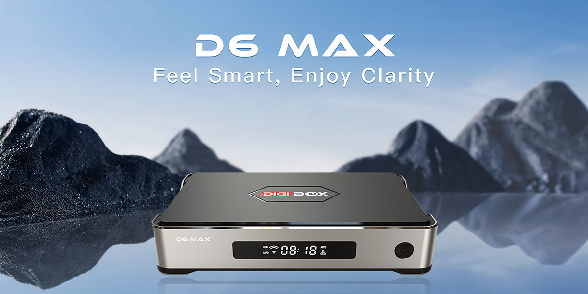 DIGIBOX D6 Max 스마트 TV 박스