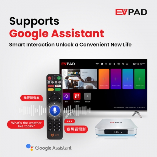 EVPAD 12P/12S、11P/11S音声リモコン – スマートテレビボックス用Android TV体験向上