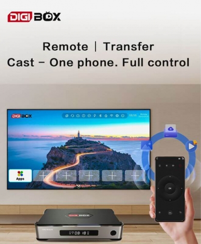 DIGIBox D6 Max Android TV Box | Official DIGIBox Streaming Media