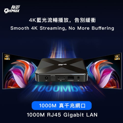 GetMax G12 Smart TV Box - 2025 Ultra HD Android TV for Ultimate