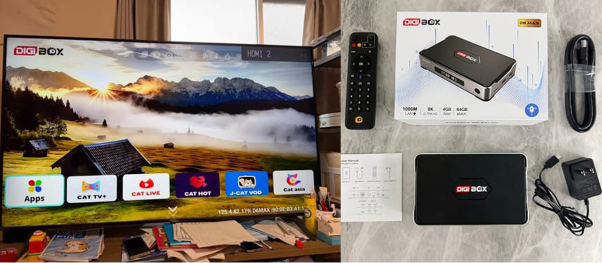 世界中で配信されるデジボックス