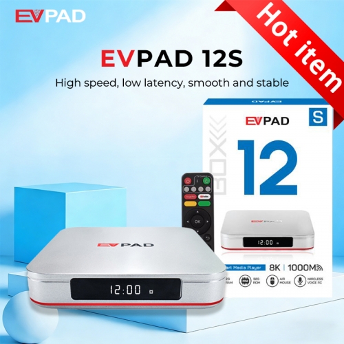 EVPAD 12S スマートテレビボックス – 2026年新型コンパクトAndroid TVエンタメ