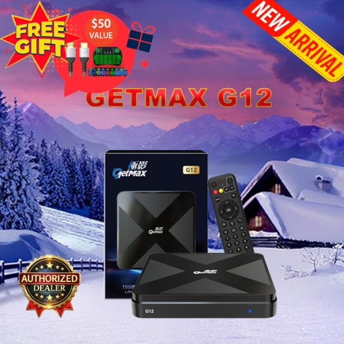 GetMax G12 スマートテレビボックス – 2025年最新Ultra HD Android TVエンタメ