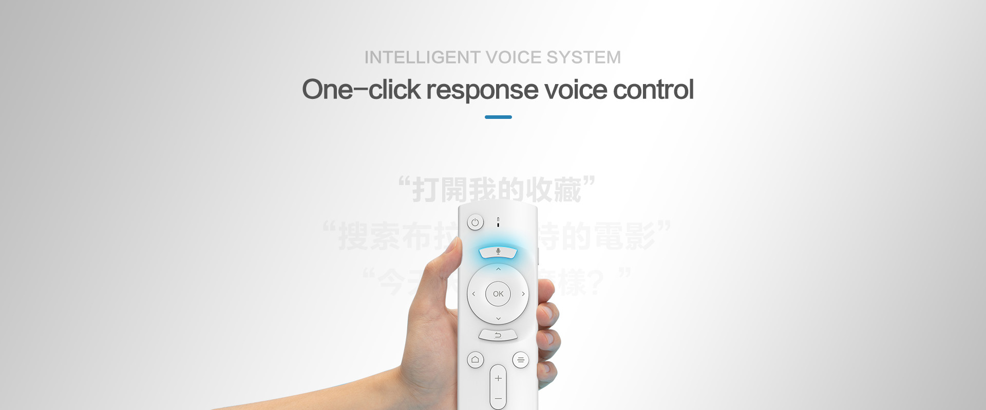 Desbloqueo original de la caja de TV Control remoto por voz para Ubox Gen 8 a Gen 9