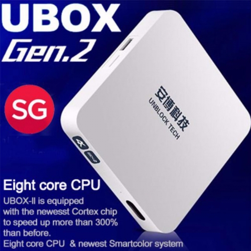 UBOX 2 | UBOX Gen 2 - 安博科技Ubox2スマートTVボックスのブロックを安博する