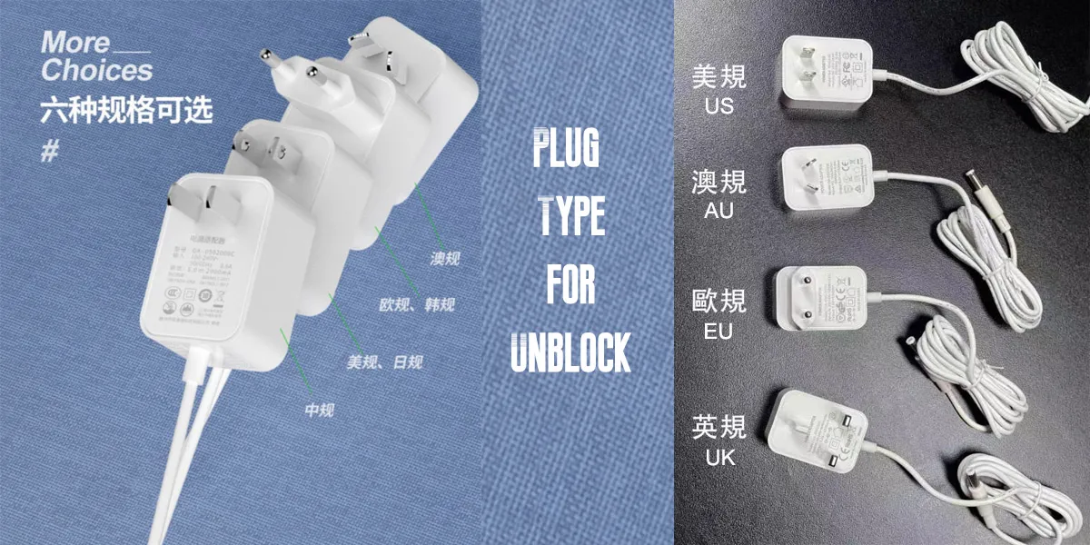 Rich Plug Types Optional for Unblock UBox Gen 10