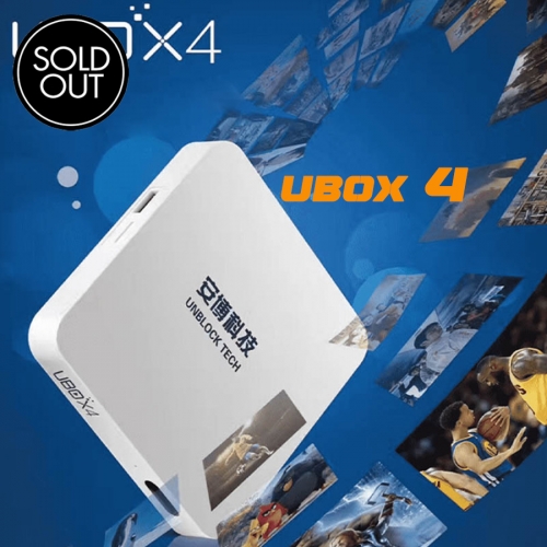 UBOX4 TV Box - UNBLOCK Tech UBOX 4 | Gen 4 TV Box Sale