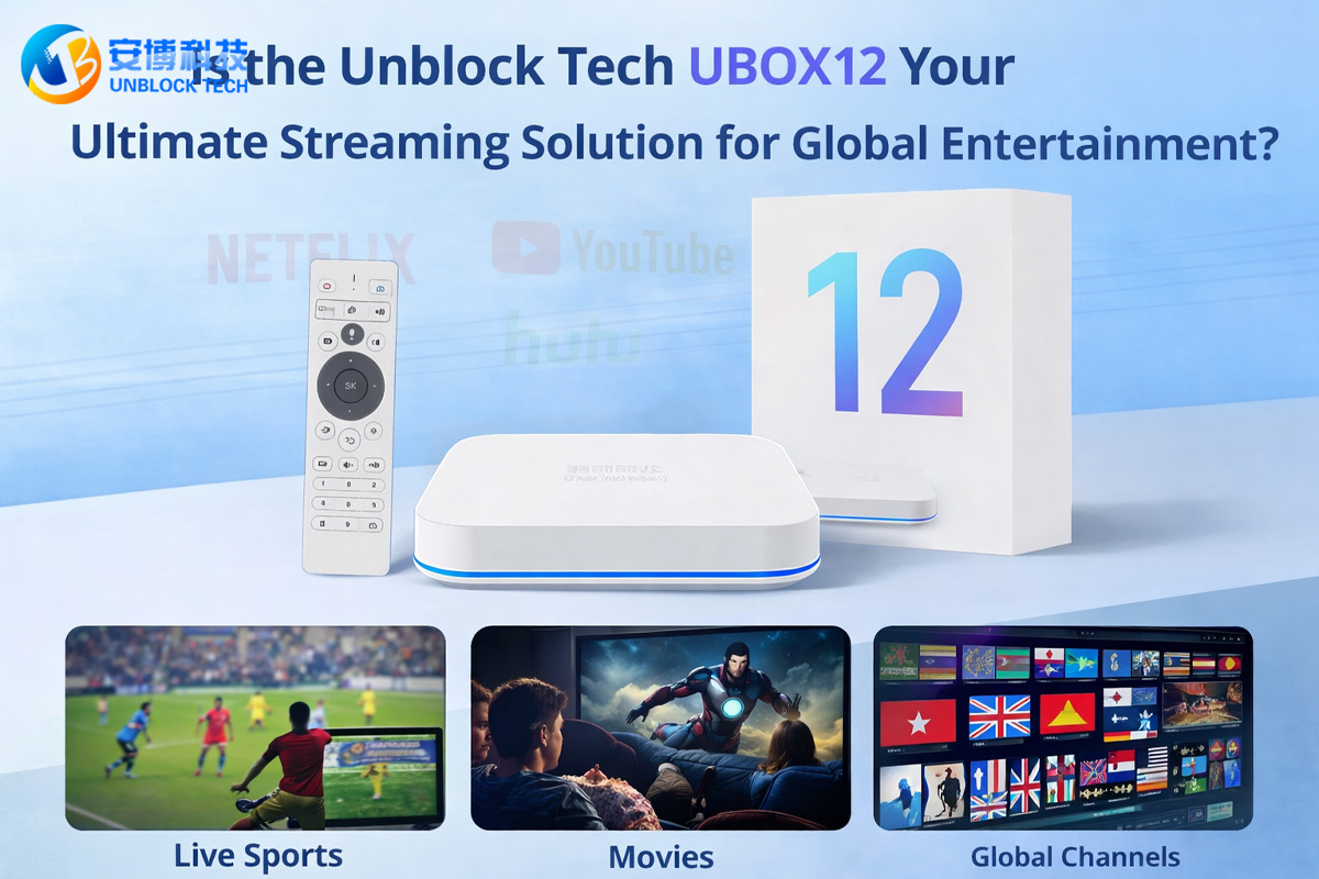 Unblock Tech UBOX12：あなたの究極のグローバルエンターテイメントのストリーミングソリューションですか？