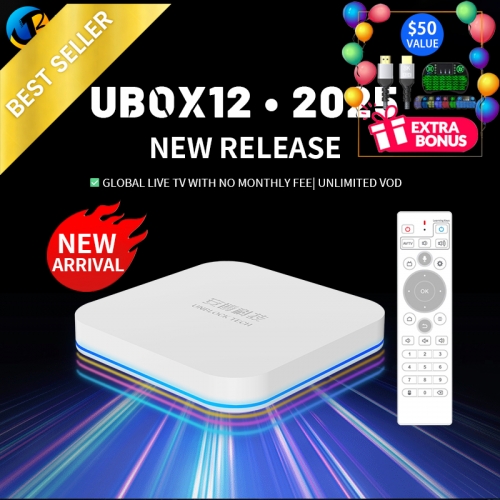 Official Unblock Tech UBox 12 TV Box - Smart Android TV Box 12th Gen 2026