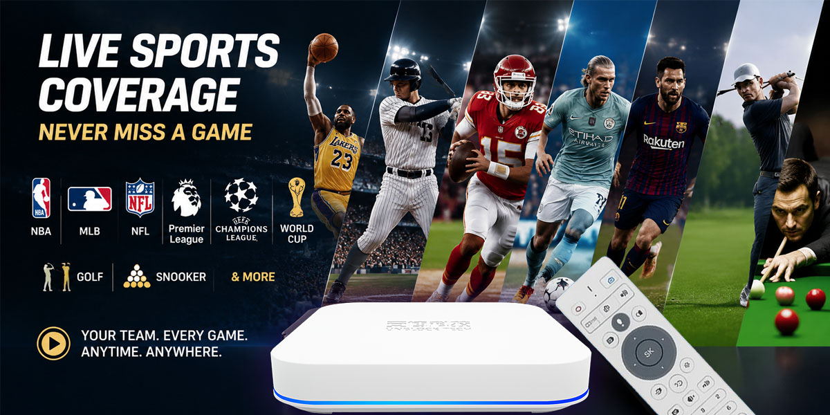 Live Sports Coverage – Never Miss a Game Sports fans, rejoice! Stream your favorite leagues and events: