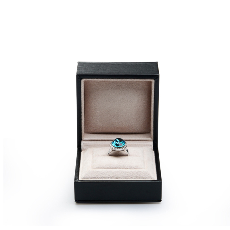 Morden Simple PU Leather Jewelry Box for Ring Necklace Bracelet Holder Gift Jewellery Packing Boxes Exhibition Prop