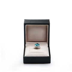 Morden Simple PU Leather Jewelry Box for Ring Necklace Bracelet Holder Gift Jewellery Packing Boxes Exhibition Prop