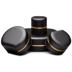 New luxury Dark grey jewelry boxes round shape for ring earring pendant necklace jewelry box set