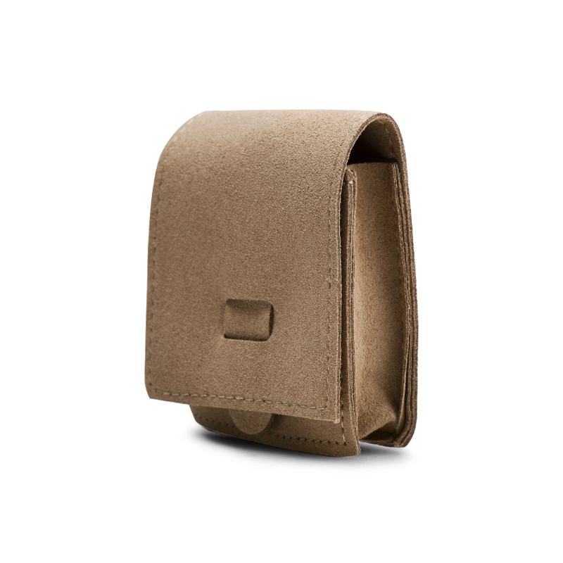 New high quality Microfiber jewelry bag luxury fold pouch Pink for Ring necklace jewelry pouch