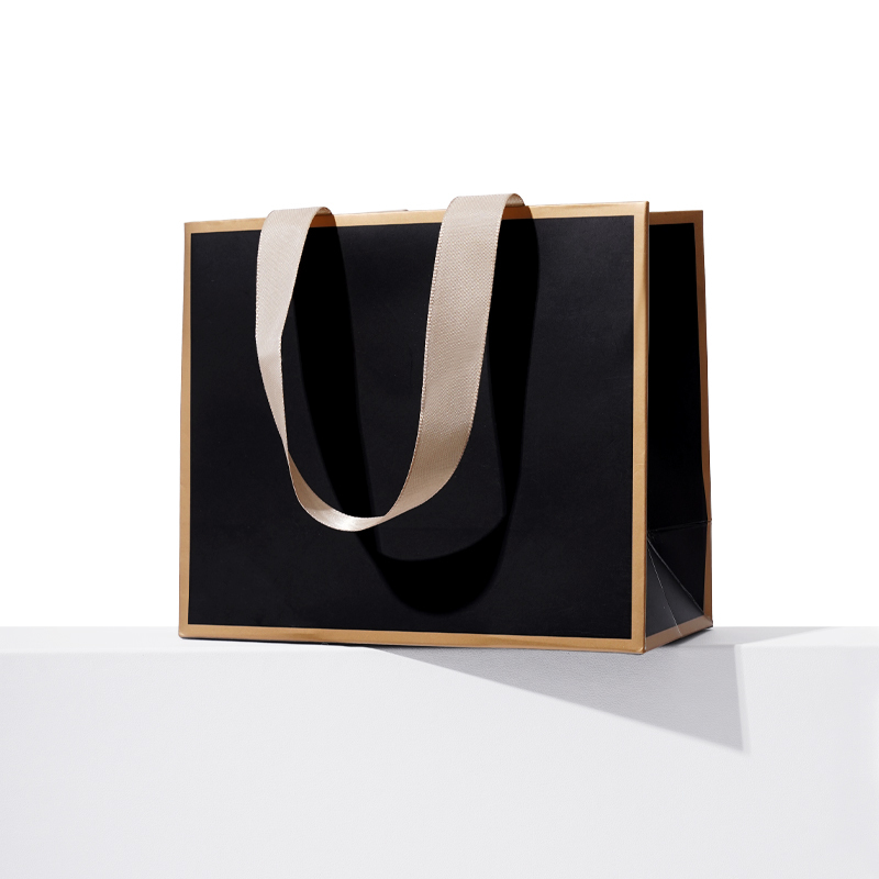 Factory Coated Paper Bags Wholesale Custom Logo Print Custom Color Jewelry Gift Packaging Paper Storage Bag