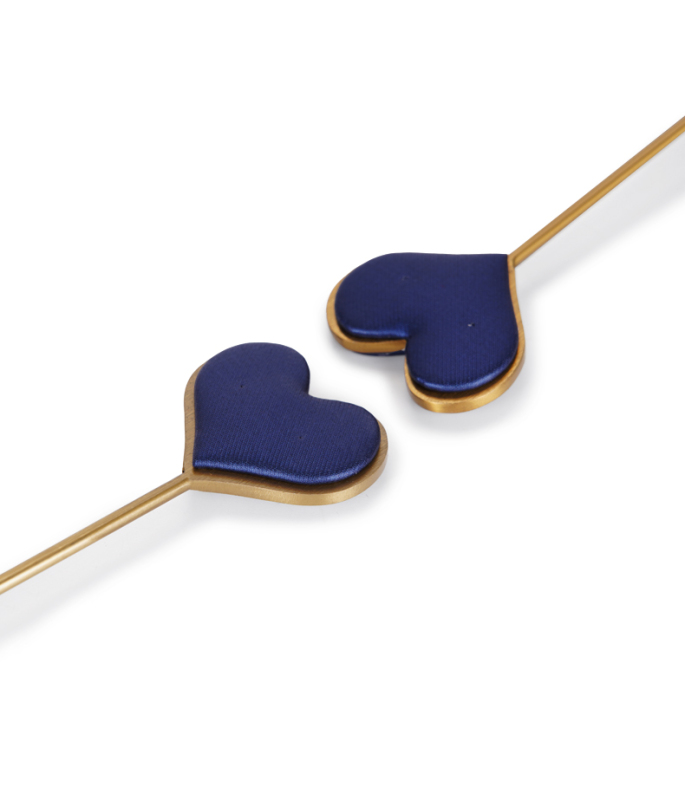 JS053 Luxury heart shape metal jewelry display stand for earring