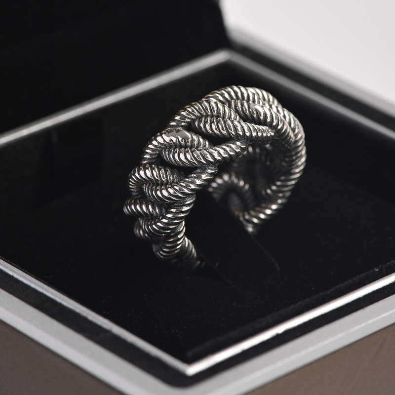 TCH04601 grey microfiber jewelry box for wedding ring package with custom logo