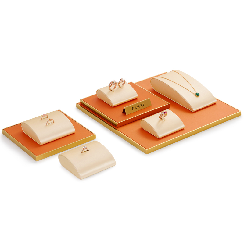 Gold Jewelry Display Set Ring Display Pedant Display Watch Displays