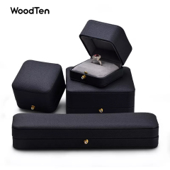 MEIPIN Newest Jewelry Gray Luxury Jewelry Box Jewelry Packaging Box Ring Bracelet Pendant Custom Logo
