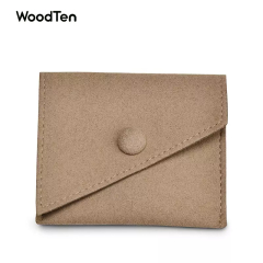 New Design High Quality Microfiber Pouch gift bags jewelry fold pouch Pink for Ring necklace jewelry pouch