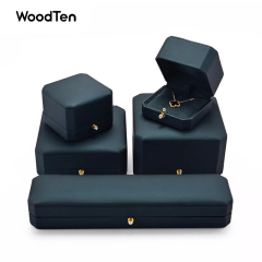 Hot sale with Jewelry Box suede Insert Boxes With PU leather For Gift Packaging Plastic Jewelry Box With Customized Logo