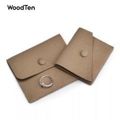 New Design High Quality Microfiber Pouch gift bags jewelry fold pouch Pink for Ring necklace jewelry pouch