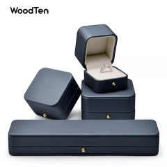 Customized High repurchasing rate Velvet jewelry packaging box ring Pendant Bracelet Packaging Storage Box