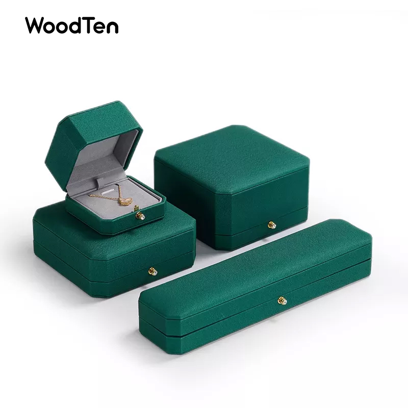 High End Green Jewelry Box for Jewellery H08301220326009001-007