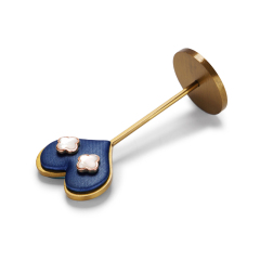 JS053 Luxury heart shape metal jewelry display stand for earring