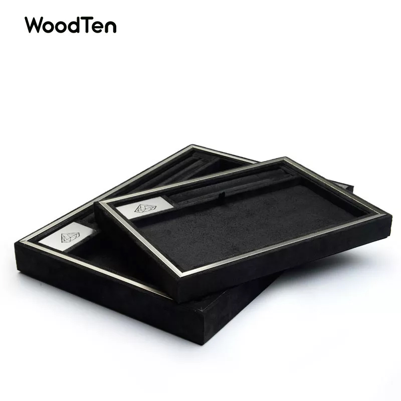 P023 Removable Suede Jewellery Display Trays With Pads For Ring