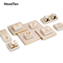 Champagne gold color display set watch stand pedant display