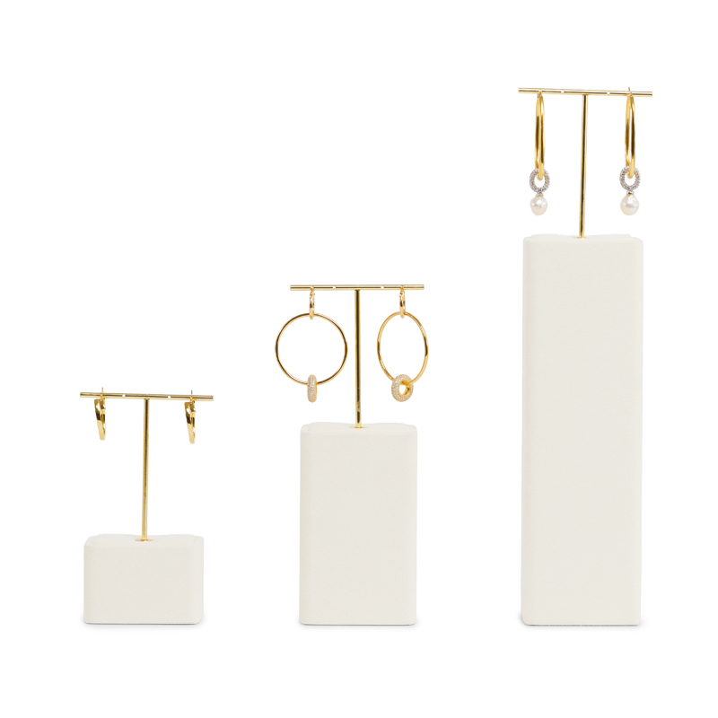 2022 New Design Cream White Window Display Stand Set