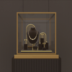 Brown Color Jewelry Display Stand Set