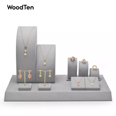 New Design Jewelry Display Stand Set For Gold Jewellery Earring Stand Pedant Stand