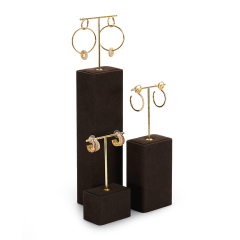 Brown Color Jewelry Display Stand Set
