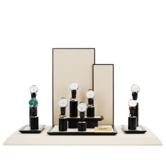 New Arrival Custom Watch Display Stand Black Jewelry Window Display Set