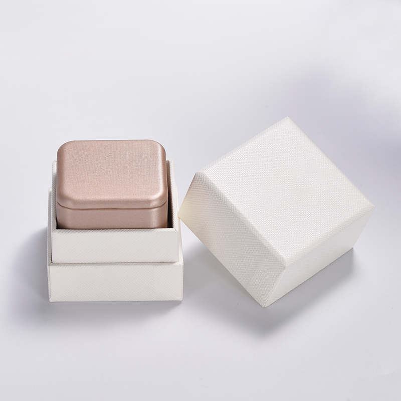 FANXI custom Luxury Jewelry Packaging Box Pu leather with snap button elegant Ring necklace bangle Jewelry Packing Box