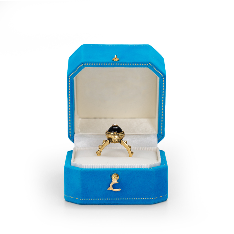 FANXI custom Luxury Jewelry Packaging Box Paper velvet with snap button elegant Ring necklace bangle Jewelry Packing Box