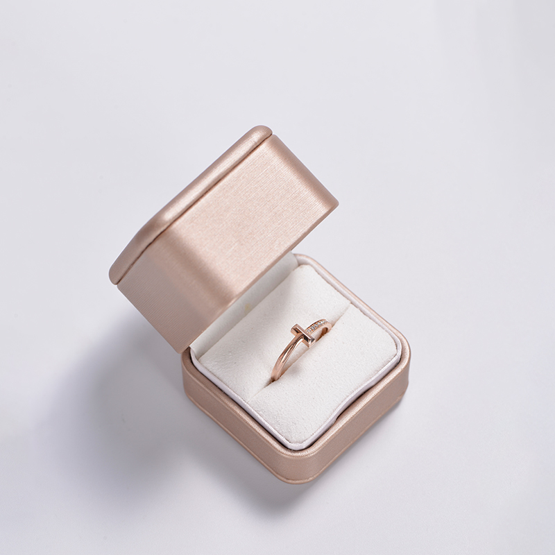 FANXI custom Luxury Jewelry Packaging Box Pu leather with snap button elegant Ring necklace bangle Jewelry Packing Box