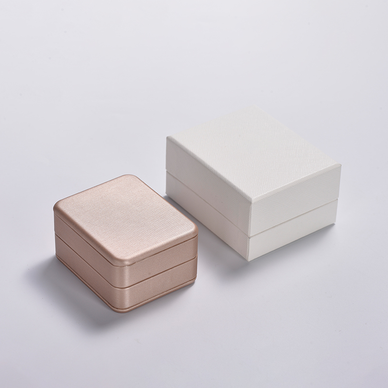 FANXI custom Luxury Jewelry Packaging Box Pu leather with snap button elegant Ring necklace bangle Jewelry Packing Box