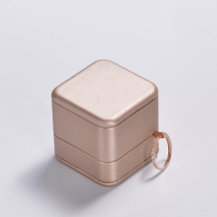 FANXI custom Luxury Jewelry Packaging Box Pu leather with snap button elegant Ring necklace bangle Jewelry Packing Box